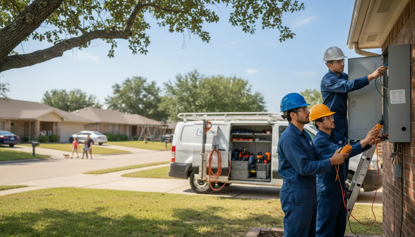 Certified electrician providing emergency electrical services in Warner, SD